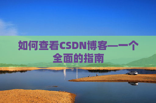 如何查看CSDN博客—一个全面的指南